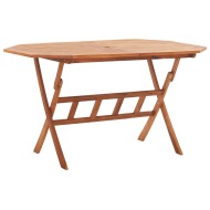 vidaXL Skladací záhradný stôl 135x85x75 cm, akáciový masív - cena, srovnání