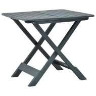 vidaXL Skladací záhradný stôl zelený 79x72x70 cm plastový - cena, srovnání
