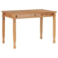 vidaXL Záhradný jedálenský stôl 120x65x80 cm tíkový masív - cena, srovnání