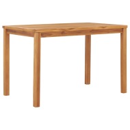 vidaXL Záhradný jedálenský stôl 120x70x75 cm, tíkový masív - cena, srovnání