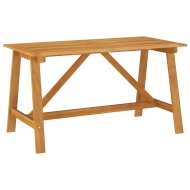 vidaXL Záhradný jedálenský stôl 140x70x73,5 cm masívne akáciové drevo - cena, srovnání