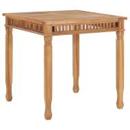 vidaXL Záhradný jedálenský stôl 80x80x80 cm tíkový masív - cena, srovnání
