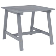 vidaXL Záhradný jedálenský stôl sivý 88x88x74 cm akáciový masív - cena, srovnání