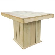 vidaXL Záhradný stôl 110x75x74 cm, impregnovaná borovica - cena, srovnání