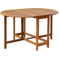 vidaXL Záhradný stôl 130x90x72 cm, akáciový masív - cena, srovnání
