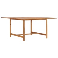 vidaXL Záhradný stôl 150x150x76 cm, tíkový masív - cena, srovnání