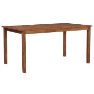 vidaXL Záhradný stôl 150x90x74 cm, akáciový masív - cena, srovnání
