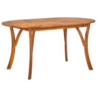 vidaXL Záhradný stôl 150x90x75 cm akáciový masív - cena, srovnání