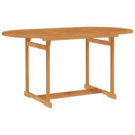 vidaXL Záhradný stôl 150x90x75 cm tíkový masív - cena, srovnání