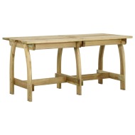 vidaXL Záhradný stôl 160x74x75 cm impregnované borovicové drevo - cena, srovnání