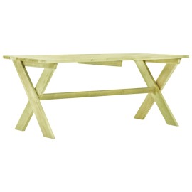 vidaXL Záhradný stôl 170x73x70 cm, impregnovaná borovica
