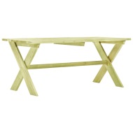 vidaXL Záhradný stôl 170x73x70 cm, impregnovaná borovica - cena, srovnání