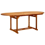 vidaXL Záhradný stôl 200x100x74 cm, akáciový masív - cena, srovnání