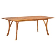 vidaXL Záhradný stôl 201,5x100x75 cm akáciový masív - cena, srovnání