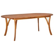 vidaXL Záhradný stôl 201x100x75 cm akáciový masív - cena, srovnání