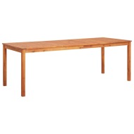 vidaXL Záhradný stôl 215x90x74 cm, akáciový masív - cena, srovnání