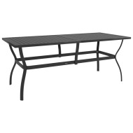 vidaXL Záhradný stôl antracitový 190x80x72 cm oceľ - cena, srovnání