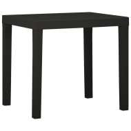vidaXL Záhradný stôl antracitový 79x65x72 cm plast - cena, srovnání