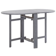 vidaXL Záhradný stôl, sivý 120x70x74 cm, akáciový masív - cena, srovnání
