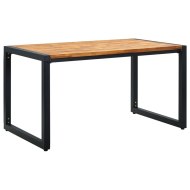 vidaXL Záhradný stôl s nohami v tvare U 140x80x75 cm akáciový masív - cena, srovnání