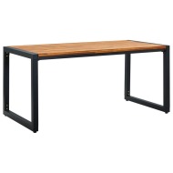 vidaXL Záhradný stôl s nohami v tvare U 160x80x75 cm akáciový masív - cena, srovnání