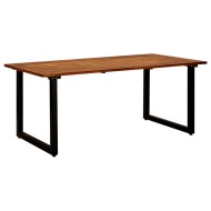 vidaXL Záhradný stôl s nohami v tvare U 180x90x75 cm akáciový masív - cena, srovnání