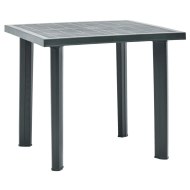 vidaXL Záhradný stôl, zelený 80x75x72 cm, plast - cena, srovnání