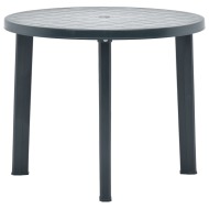 vidaXL Záhradný stôl, zelený 89 cm, plast - cena, srovnání