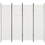 vidaXL 4-panelový paraván biely 200x180 cm - cena, srovnání