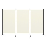 vidaXL Paraván s 3 panelmi, krémovo biely 260x180 cm - cena, srovnání