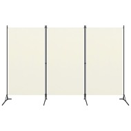 vidaXL Paraván s 3 panelmi, krémovo biely 260x180 cm - cena, srovnání