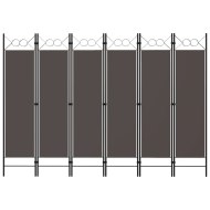 vidaXL Paraván so 6 panelmi, antracitový 240x180 cm - cena, srovnání