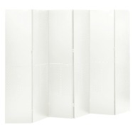vidaXL Paraván so 6 panelmi, biely 240x180 cm oceľ - cena, srovnání