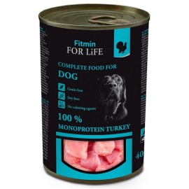 Fitmin For Life tin turkey 400g