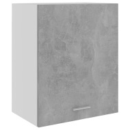 vidaXL Závesná skrinka, betónovo sivá 50x31x60 cm, drevotrieska