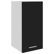 vidaXL Závesná skrinka, čierna 29,5x31x60 cm, drevotrieska - cena, srovnání