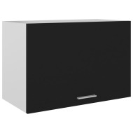 vidaXL Závesná skrinka, čierna 60x31x40 cm, drevotrieska - cena, srovnání