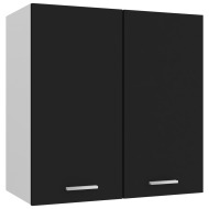 vidaXL Závesná skrinka, čierna 60x31x60 cm, drevotrieska - cena, srovnání