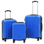 vidaXL Súprava 3 cestovných kufrov s tvrdým krytom modrá ABS - cena, srovnání