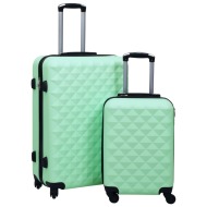vidaXL Súprava cestovných kufrov s tvrdým krytom 2 ks mätová ABS - cena, srovnání