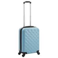 vidaXL Cestovný kufor s tvrdým krytom modrý ABS - cena, srovnání