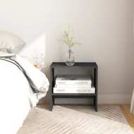 vidaXL Nočný stolík sivý 40x30,5x40 cm borovicový masív - cena, srovnání