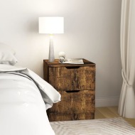 vidaXL Nočný stolík údený dub 40x40x50 cm drevotrieska - cena, srovnání