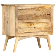 vidaXL Nočná skrinka 65x35x60 cm mangovníkový masív - cena, srovnání
