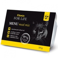 Fitmin Cat For Life MENU meat mix 325g - cena, srovnání