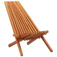 vidaXL Skladacia vonkajšia stolička masívne akáciové drevo - cena, srovnání