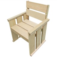 vidaXL Vonkajšia stolička, impregnovaná borovica - cena, srovnání