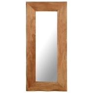 vidaXL Kozmetické zrkadlo z akáciového dreva 50x110 cm - cena, srovnání