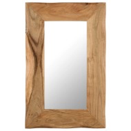 vidaXL Kozmetické zrkadlo z akáciového dreva 50x80 cm - cena, srovnání