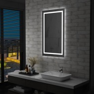 vidaXL Kúpeľňové LED zrkadlo s dotykovým snímačom 60x100 cm - cena, srovnání